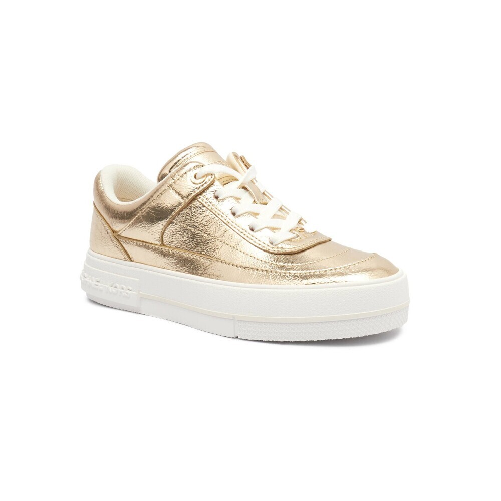 Michael Kors Aurora 43T4AUFS1M Sneakers Women's 7.5 Gold Platform Shoes ZOGG938